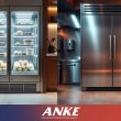 Comparing glass door refrigerator and solid door refrigerator at ANKE