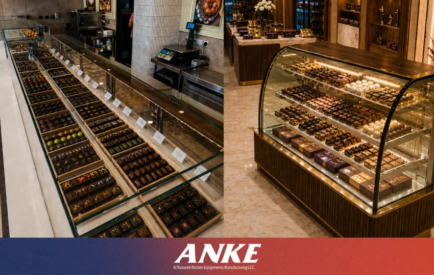 What size chocolate display cabinet do you need for your shop in Dubai