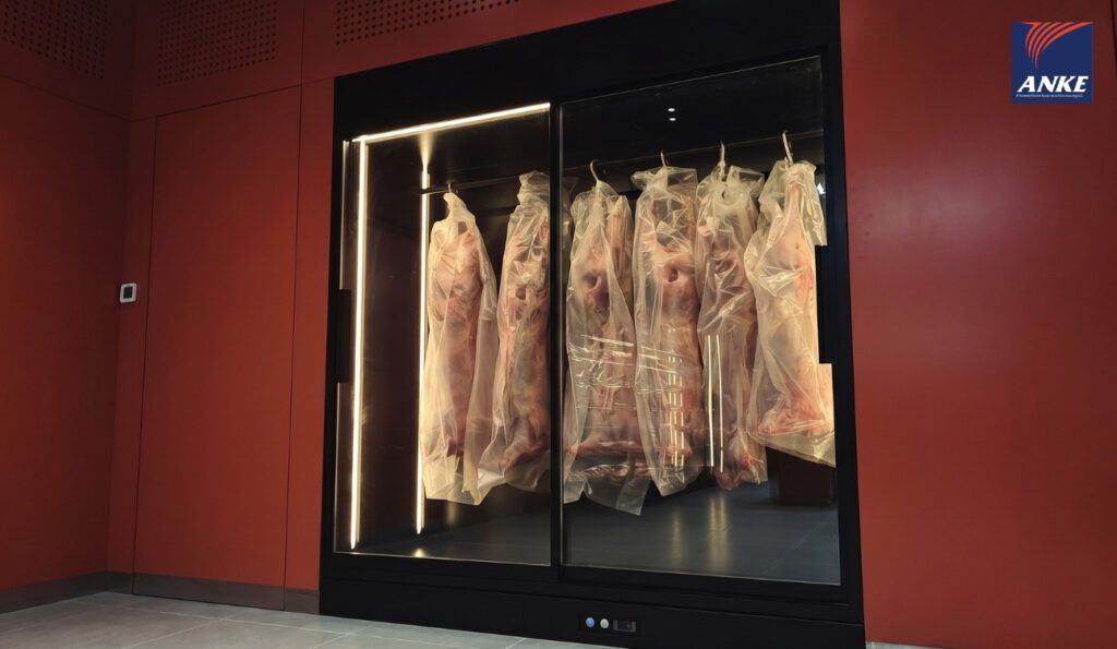 ANKE modular interior system with carcass hanging, MLS Butchery.