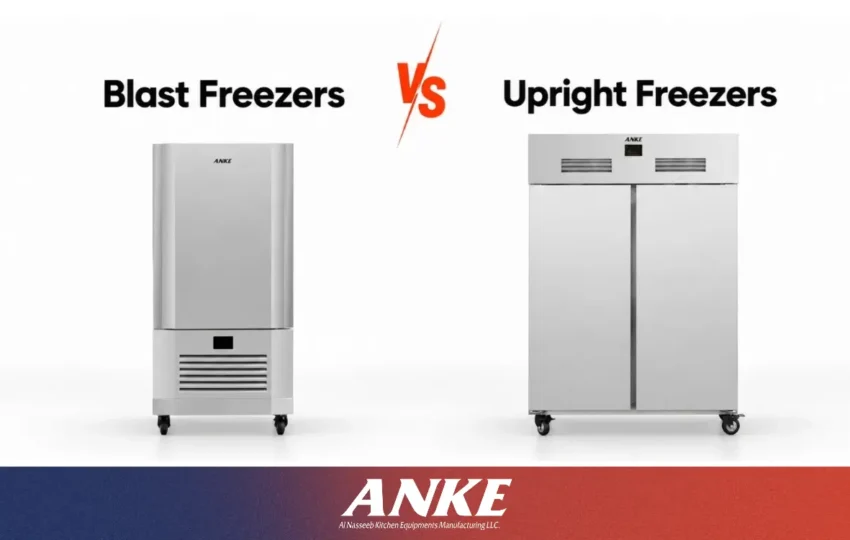 ANKE blast freezer vs upright freezer for commercial kitchens in the UAE